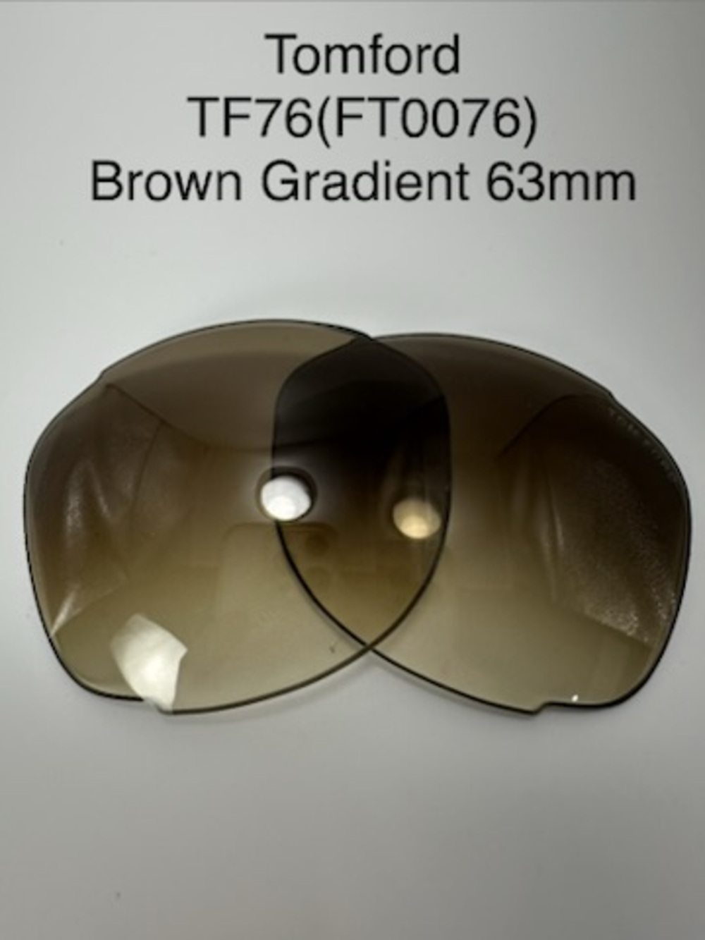 Tom Ford TF76 FT0076 Sunglasses Replacement Lenses Brown Gradient 63mm New